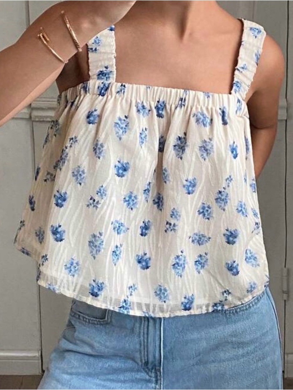 Floral Flowy Summer Tank Top